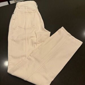 Abercrombie & Fitch Curve Love Ultra High Rise 90s Straight Jeans